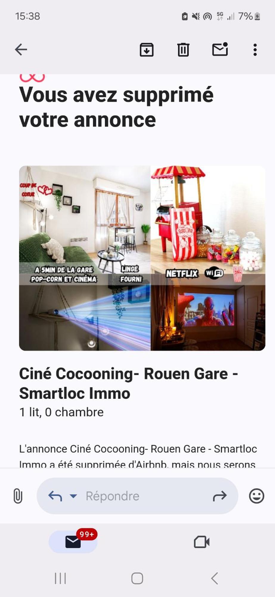 Le Petit Cine - Rouen Gare - Smartloc Immo Exterior foto